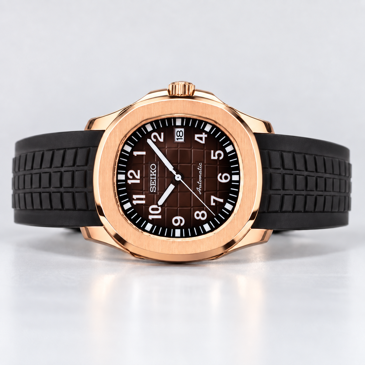 Aquaseik Brown Rose Gold — Front