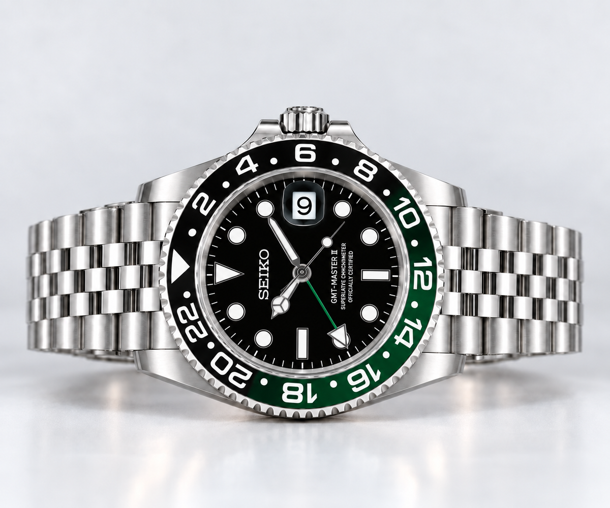 GMTeik Black & Green — Front