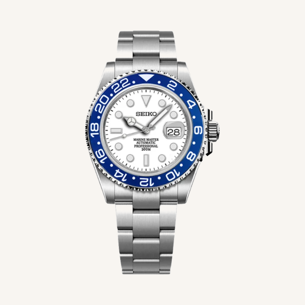 GMTeik White Marine Master with Oyster bracelet