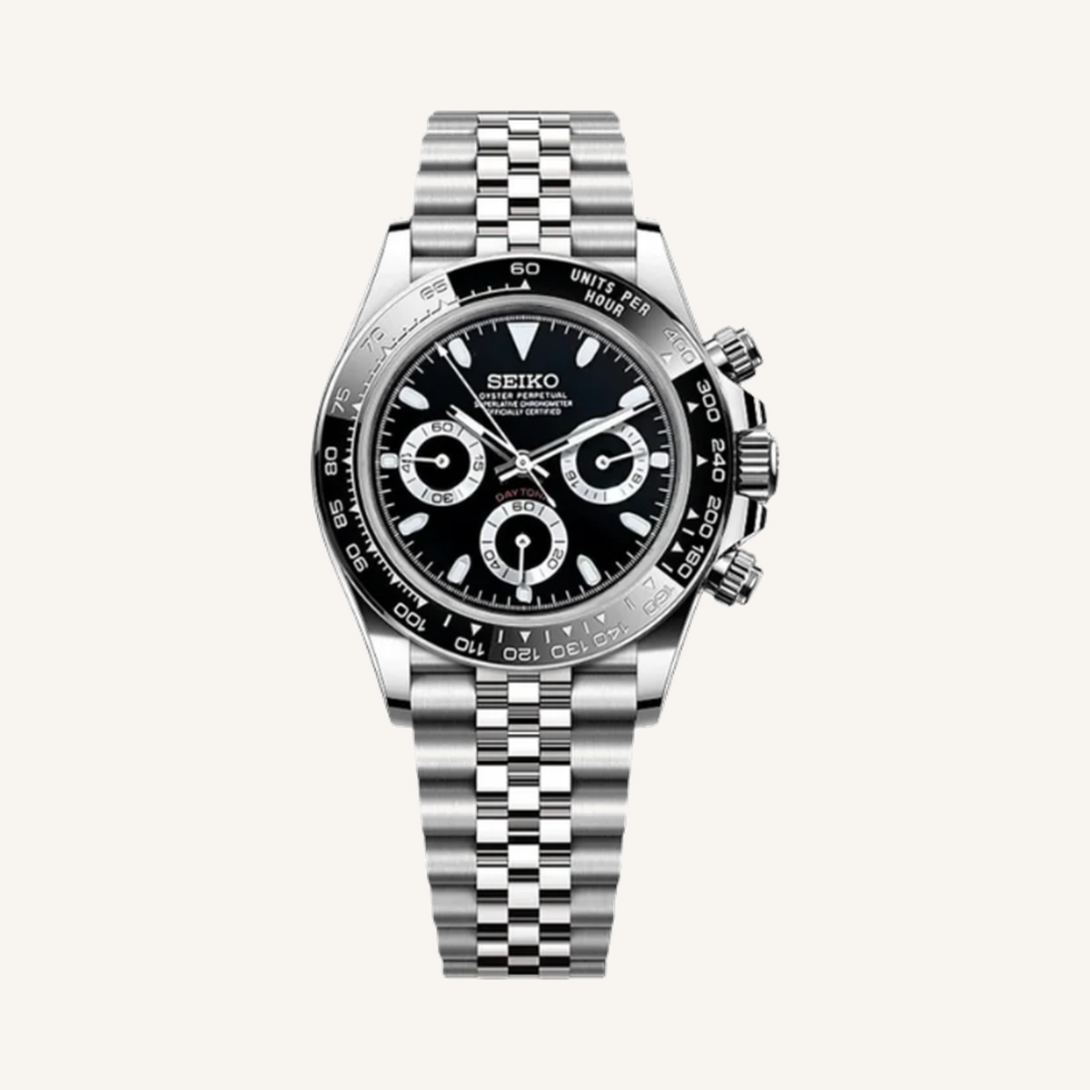 Seitona Reverse Panda with Jubilee bracelet