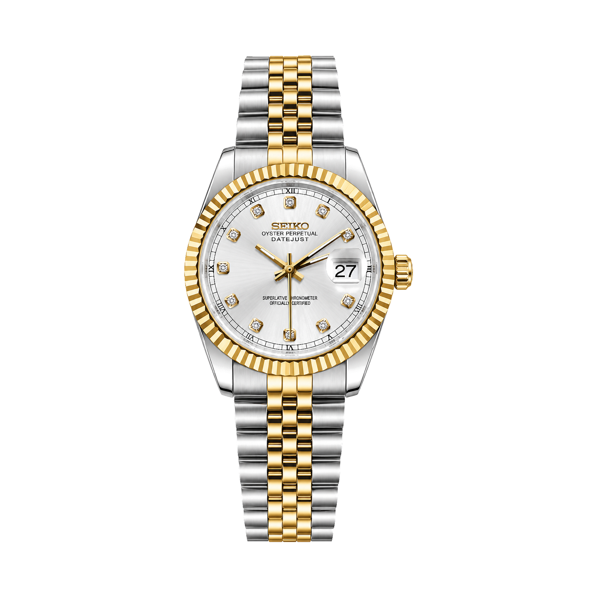 Seikjust Lady Silver Gold Diamond