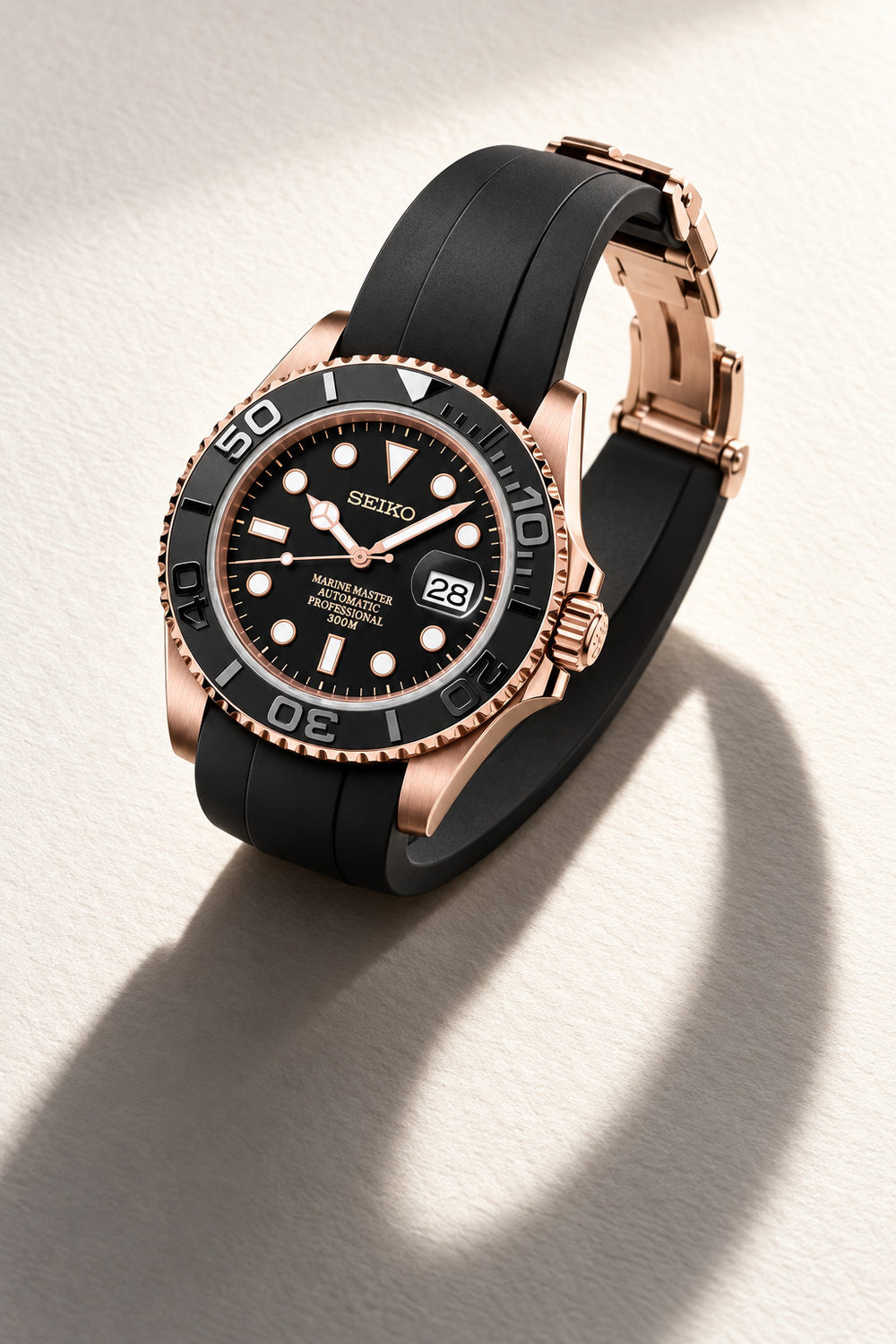 Seikmarin Rose Gold Rubber