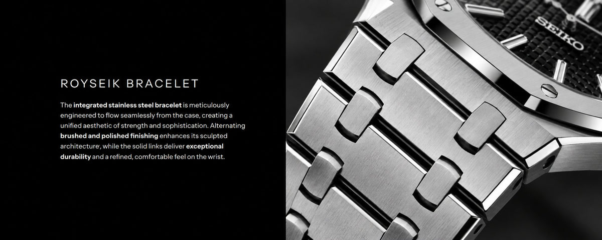Royseik integrated stainless steel bracelet