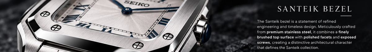 Santeik bezel with exposed screws