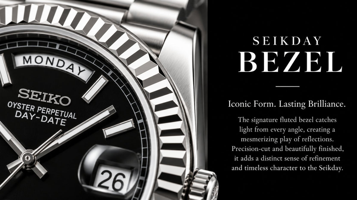 Seikday fluted bezel