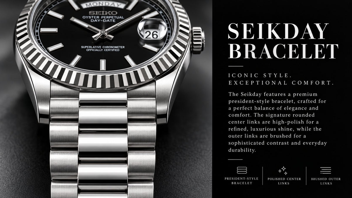 Seikday president-style bracelet