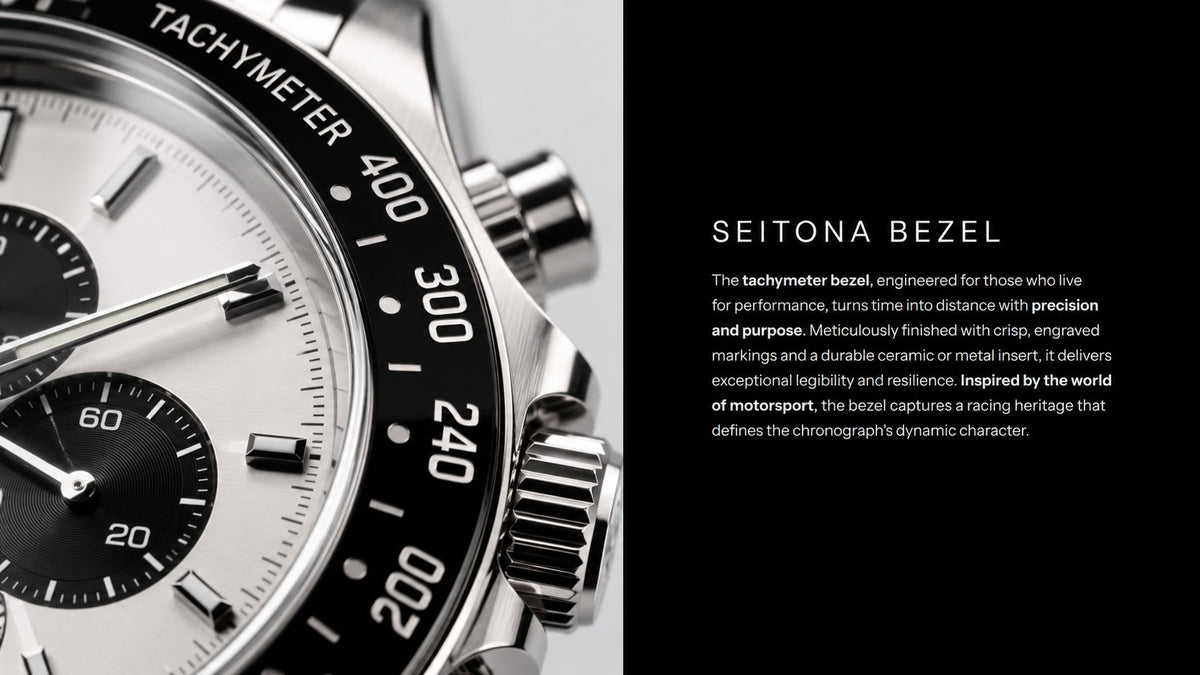 Seitona tachymeter bezel