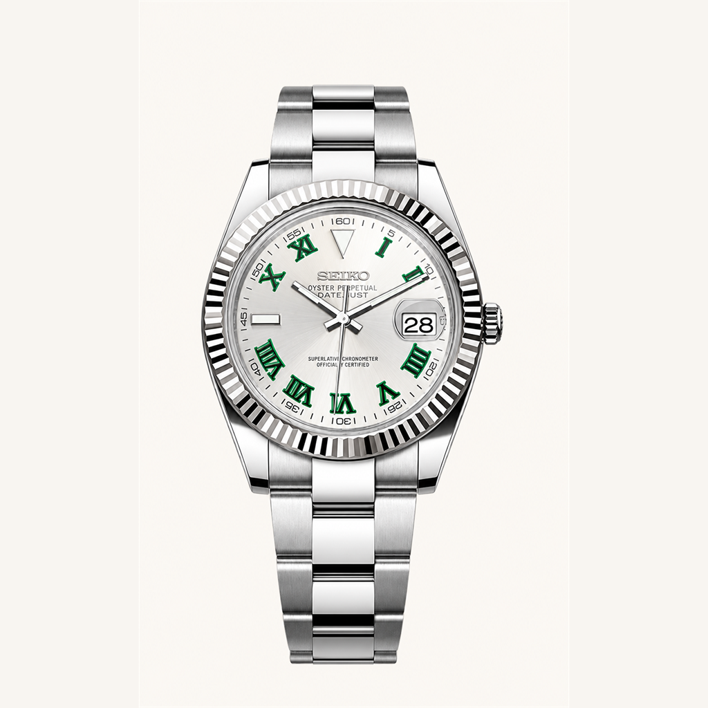Seikjust White Green Roman — Oyster
