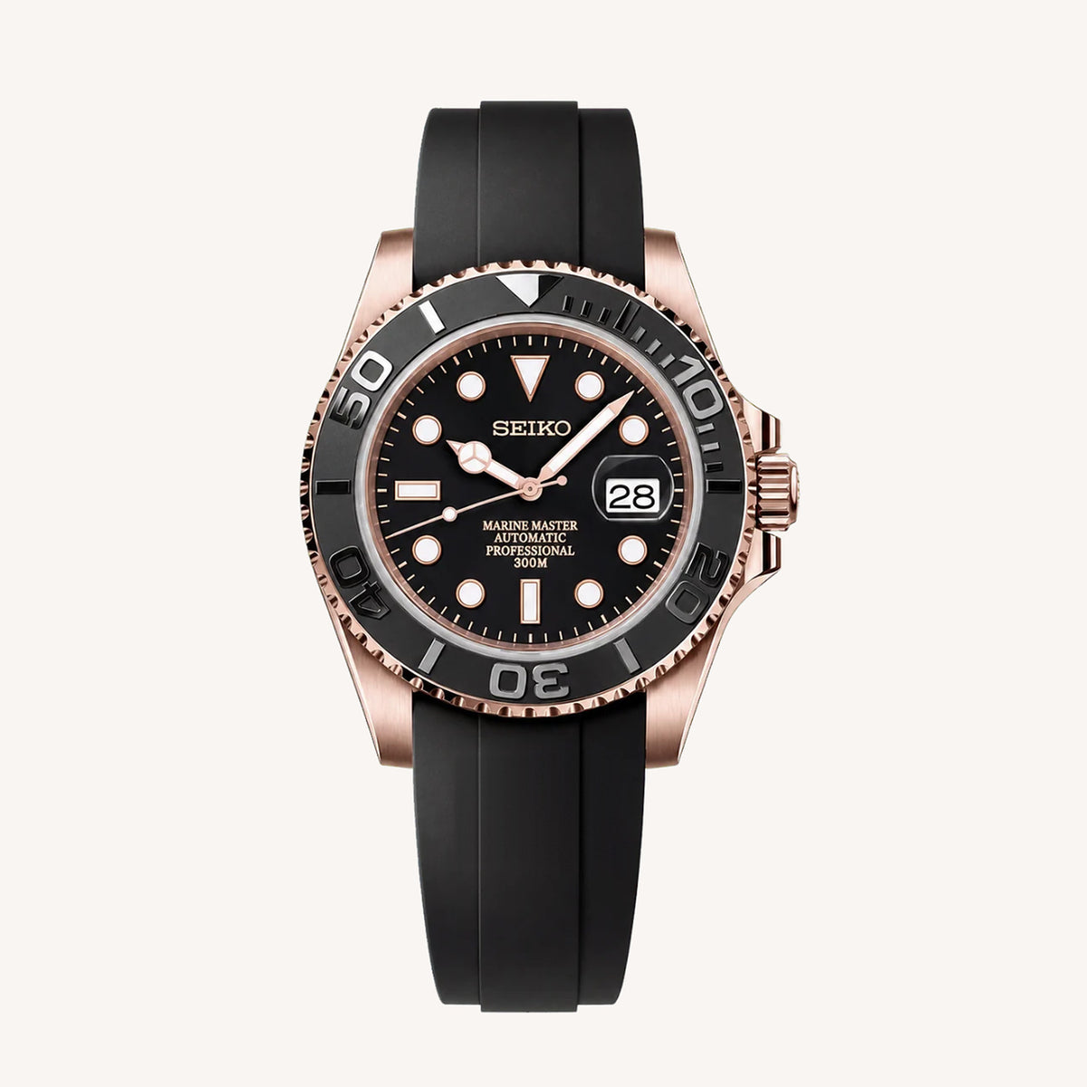 Seikmarin Rose Gold Rubber