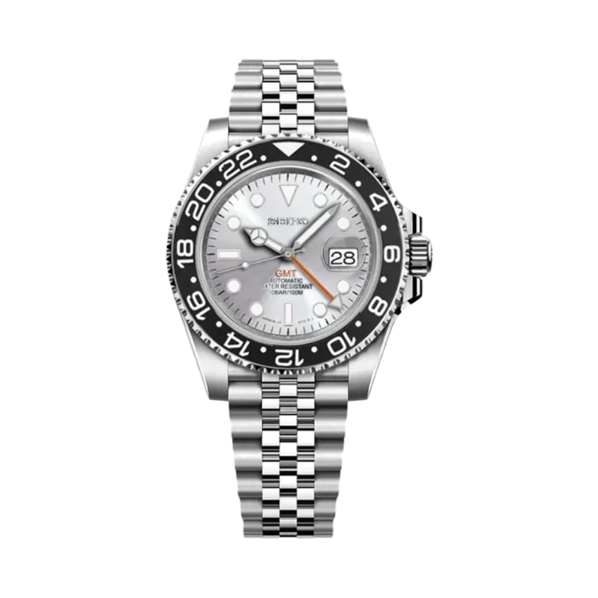 GMTeik White Orange GMT med Jubilee-armband